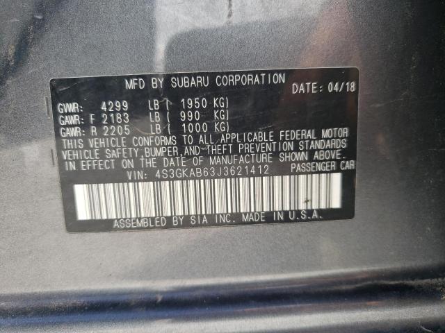 Photo 12 VIN: 4S3GKAB63J3621412 - SUBARU IMPREZA PR 