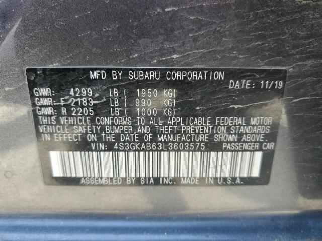 Photo 12 VIN: 4S3GKAB63L3603575 - SUBARU IMPREZA 