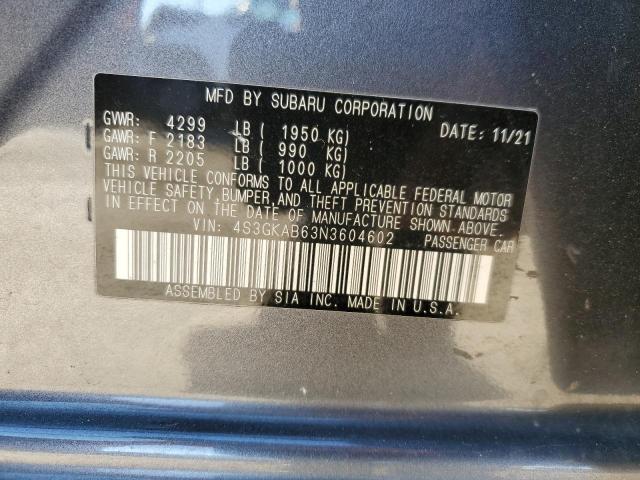 Photo 11 VIN: 4S3GKAB63N3604602 - SUBARU IMPREZA 