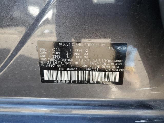 Photo 12 VIN: 4S3GKAB65L3607708 - SUBARU IMPREZA 