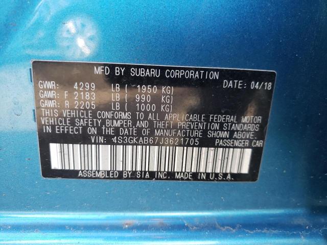 Photo 11 VIN: 4S3GKAB67J3621705 - SUBARU IMPREZA LI 