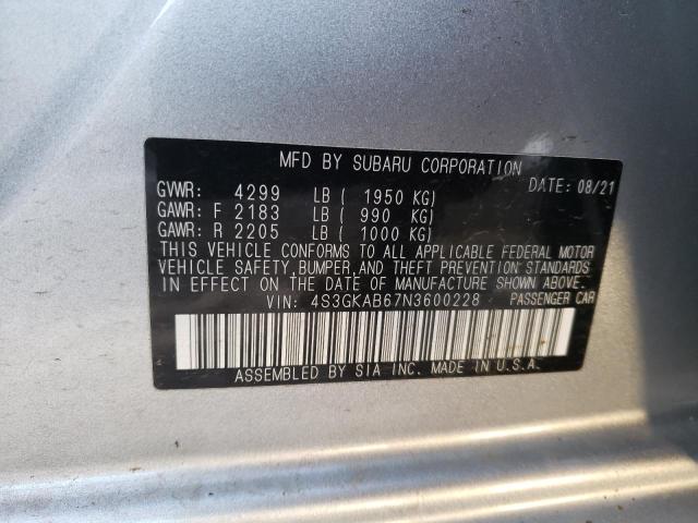 Photo 9 VIN: 4S3GKAB67N3600228 - SUBARU IMPREZA 