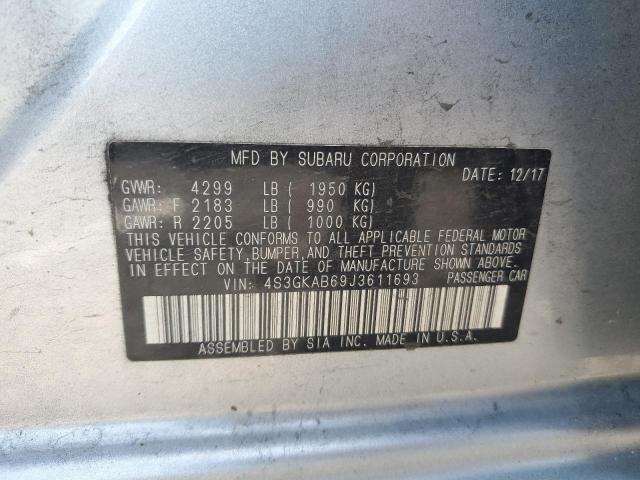 Photo 11 VIN: 4S3GKAB69J3611693 - SUBARU IMPREZA PR 