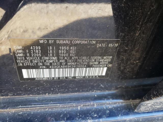 Photo 11 VIN: 4S3GKAB69K3618564 - SUBARU IMPREZA 