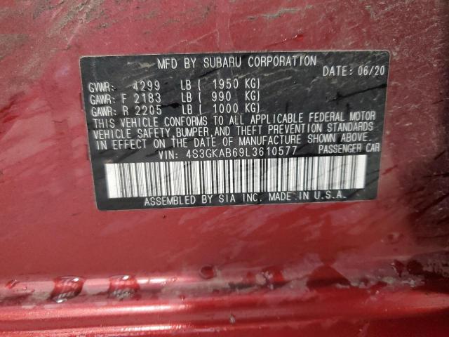 Photo 11 VIN: 4S3GKAB69L3610577 - SUBARU IMPREZA 