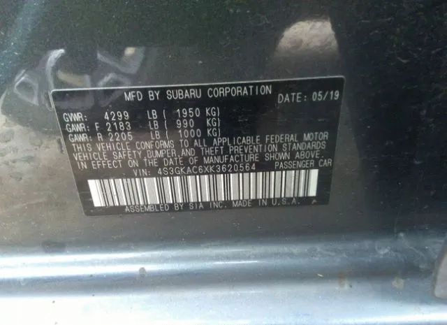 Photo 8 VIN: 4S3GKAC6XK3620564 - SUBARU IMPREZA 