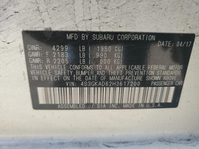 Photo 12 VIN: 4S3GKAD62H3617200 - SUBARU IMPREZA PR 