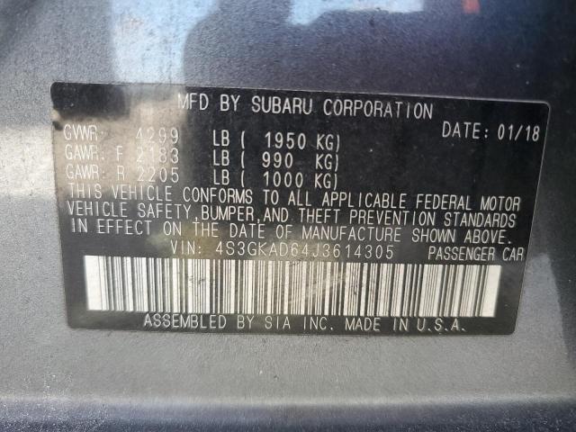 Photo 12 VIN: 4S3GKAD64J3614305 - SUBARU IMPREZA 