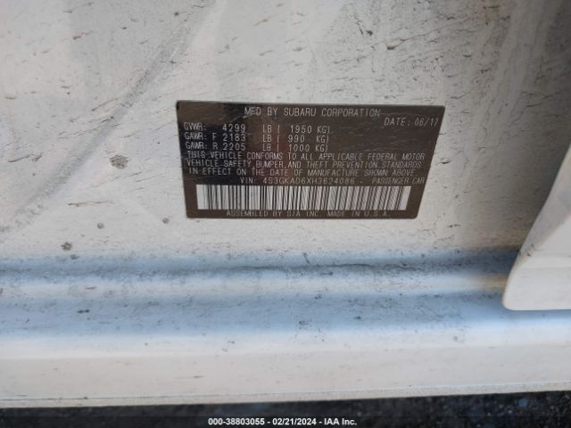 Photo 8 VIN: 4S3GKAD6XH3624086 - SUBARU IMPREZA 