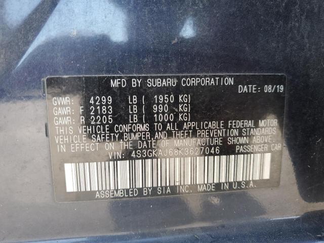 Photo 11 VIN: 4S3GKAJ68K3627046 - SUBARU IMPREZA SP 