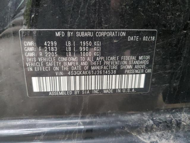 Photo 12 VIN: 4S3GKAK61J3614538 - SUBARU IMPREZA SP 