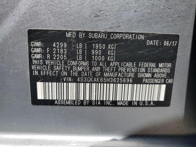 Photo 11 VIN: 4S3GKAK65H3625696 - SUBARU IMPREZA 