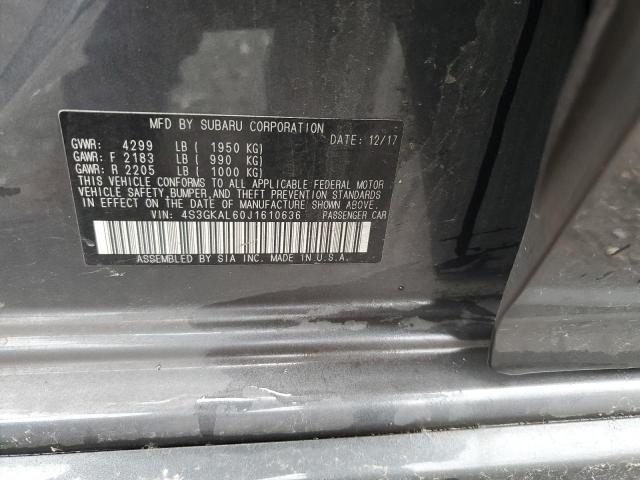 Photo 11 VIN: 4S3GKAL60J1610636 - SUBARU IMPREZA SP 