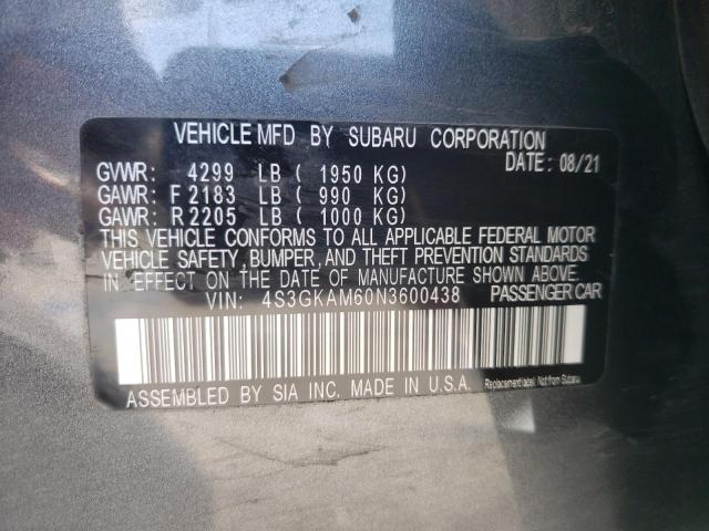 Photo 11 VIN: 4S3GKAM60N3600438 - SUBARU IMPREZA 