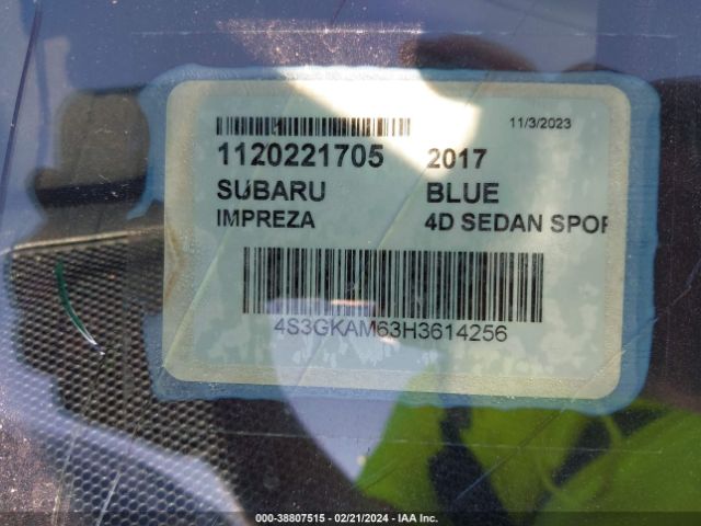 Photo 8 VIN: 4S3GKAM63H3614256 - SUBARU IMPREZA 