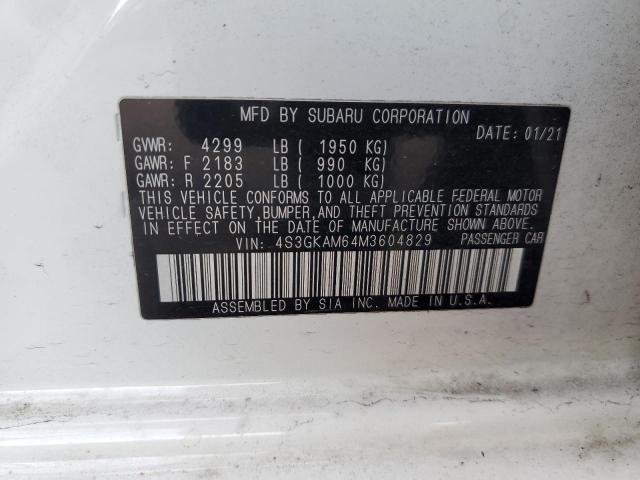 Photo 11 VIN: 4S3GKAM64M3604829 - SUBARU IMPREZA 