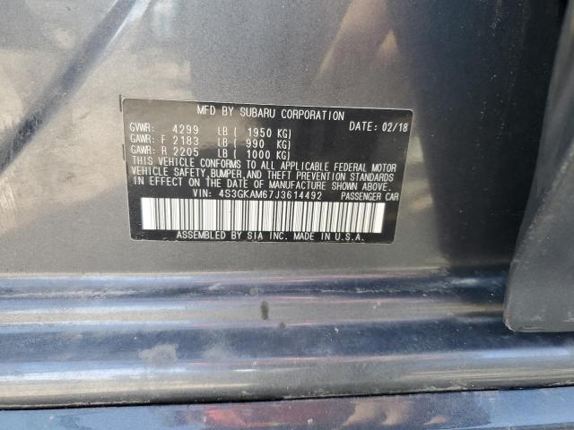 Photo 11 VIN: 4S3GKAM67J3614492 - SUBARU IMPREZA 