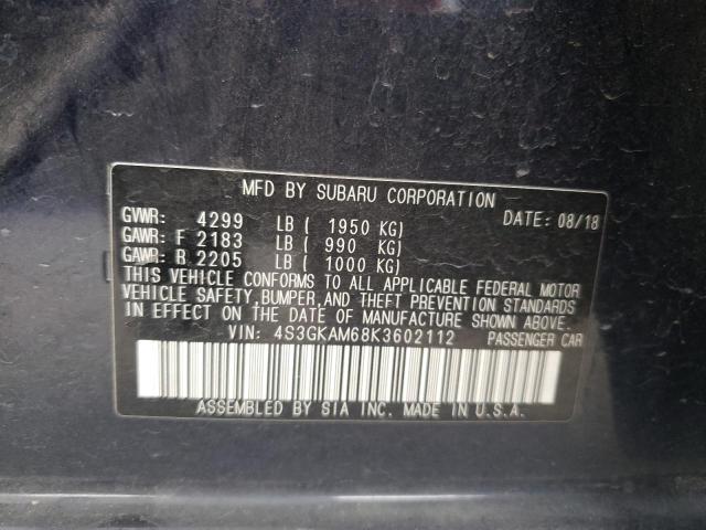 Photo 11 VIN: 4S3GKAM68K3602112 - SUBARU IMPREZA 