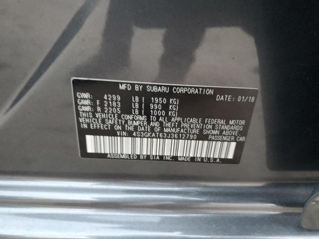 Photo 11 VIN: 4S3GKAT63J3612790 - SUBARU IMPREZA 