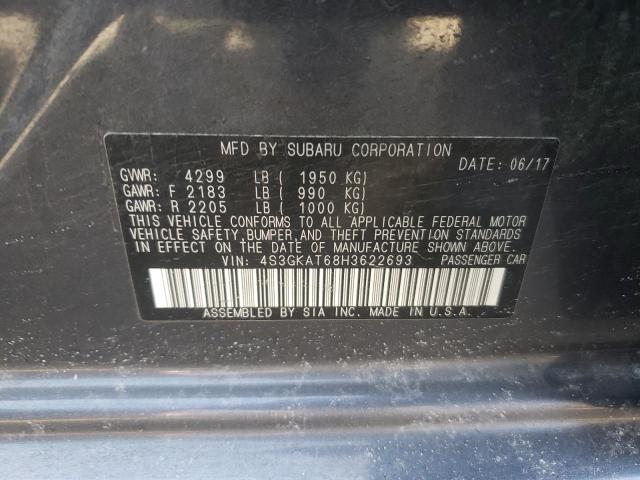 Photo 9 VIN: 4S3GKAT68H3622693 - SUBARU IMPREZA LI 