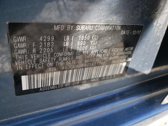 Photo 12 VIN: 4S3GKAU63J3611346 - SUBARU IMPREZA LI 