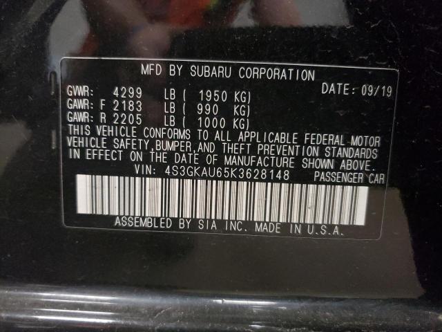 Photo 12 VIN: 4S3GKAU65K3628148 - SUBARU IMPREZA LI 