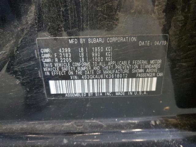 Photo 11 VIN: 4S3GKAU67K3618012 - SUBARU IMPREZA LI 