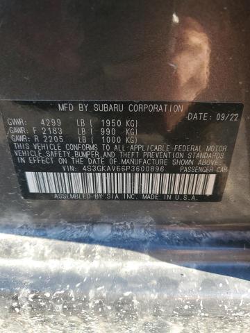 Photo 11 VIN: 4S3GKAV66P3600896 - SUBARU IMPREZA PR 