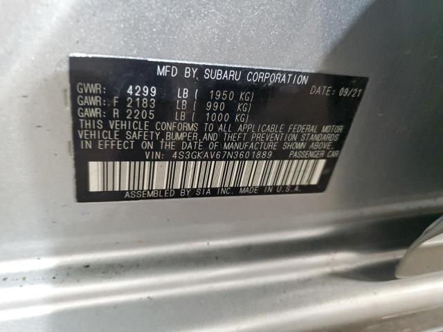 Photo 11 VIN: 4S3GKAV67N3601889 - SUBARU IMPREZA PR 