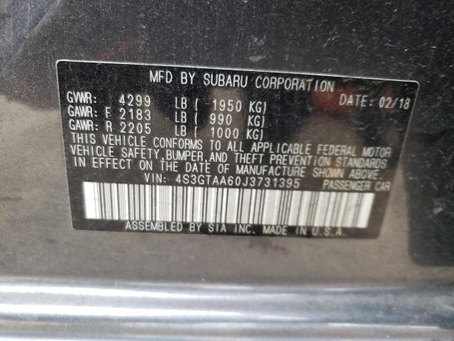 Photo 11 VIN: 4S3GTAA60J3731395 - SUBARU IMPREZA 