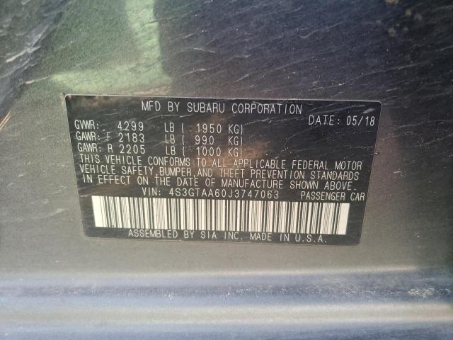 Photo 9 VIN: 4S3GTAA60J3747063 - SUBARU IMPREZA 