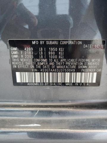 Photo 11 VIN: 4S3GTAA63J3753049 - SUBARU IMPREZA 