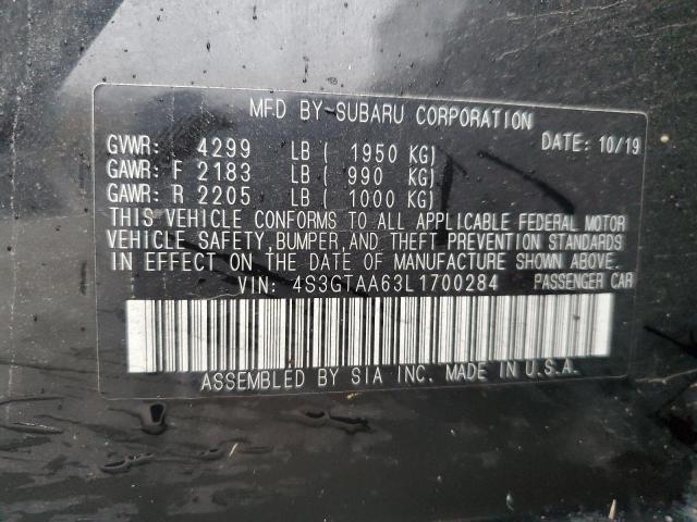 Photo 11 VIN: 4S3GTAA63L1700284 - SUBARU IMPREZA 