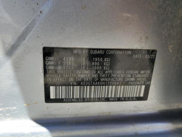 Photo 11 VIN: 4S3GTAA66N1720662 - SUBARU IMPREZA 