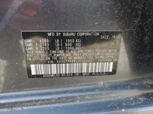 Photo 12 VIN: 4S3GTAA68J3712142 - SUBARU IMPREZA 