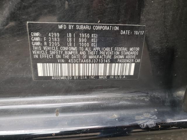 Photo 9 VIN: 4S3GTAA68J3713145 - SUBARU IMPREZA 