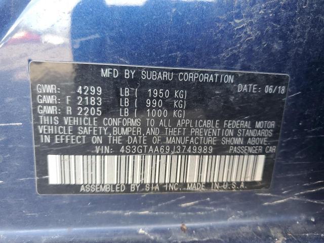 Photo 11 VIN: 4S3GTAA69J3749989 - SUBARU IMPREZA 