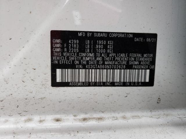 Photo 11 VIN: 4S3GTAB60N3702628 - SUBARU IMPREZA 