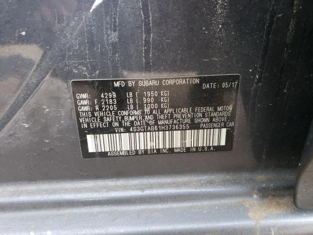 Photo 11 VIN: 4S3GTAB61H3736355 - SUBARU IMPREZA 