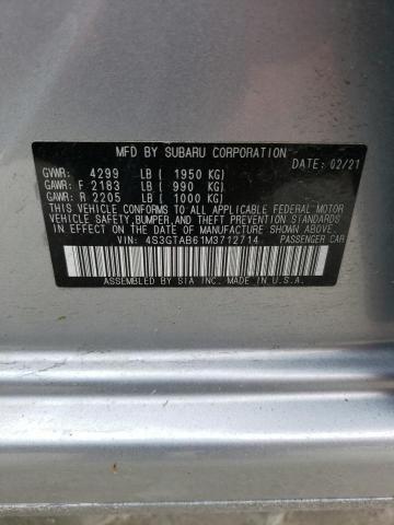 Photo 11 VIN: 4S3GTAB61M3712714 - SUBARU IMPREZA 