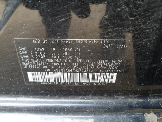 Photo 9 VIN: 4S3GTAB62H3723842 - SUBARU IMPREZA PR 