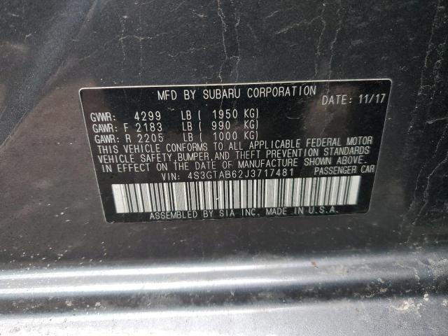 Photo 11 VIN: 4S3GTAB62J3717481 - SUBARU IMPREZA 