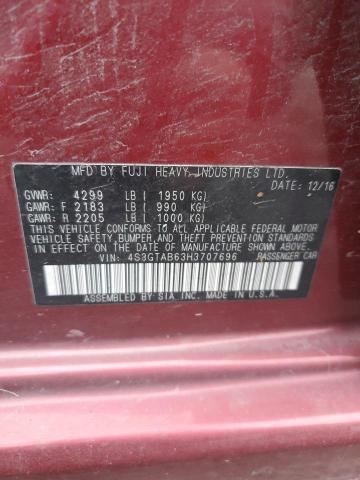 Photo 12 VIN: 4S3GTAB63H3707696 - SUBARU IMPREZA PR 