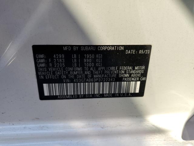 Photo 11 VIN: 4S3GTAB63P3722343 - SUBARU IMPREZA 