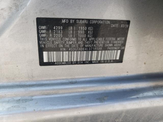 Photo 9 VIN: 4S3GTAB64L3718599 - SUBARU IMPREZA 