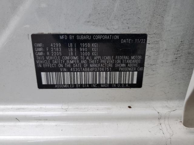 Photo 12 VIN: 4S3GTAB64P3706751 - SUBARU IMPREZA 