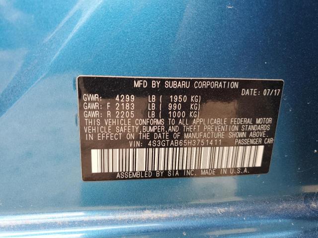 Photo 11 VIN: 4S3GTAB65H3751411 - SUBARU IMPREZA PR 