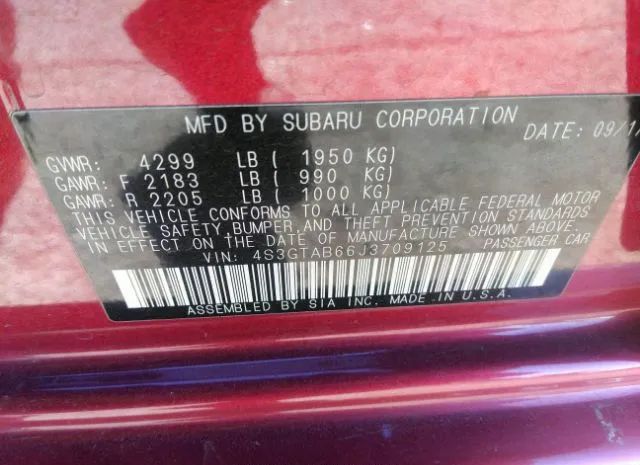 Photo 8 VIN: 4S3GTAB66J3709125 - SUBARU IMPREZA 