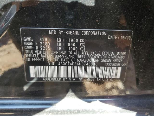 Photo 12 VIN: 4S3GTAB66K3743616 - SUBARU IMPREZA 