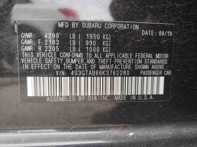 Photo 12 VIN: 4S3GTAB66K3762280 - SUBARU IMPREZA 